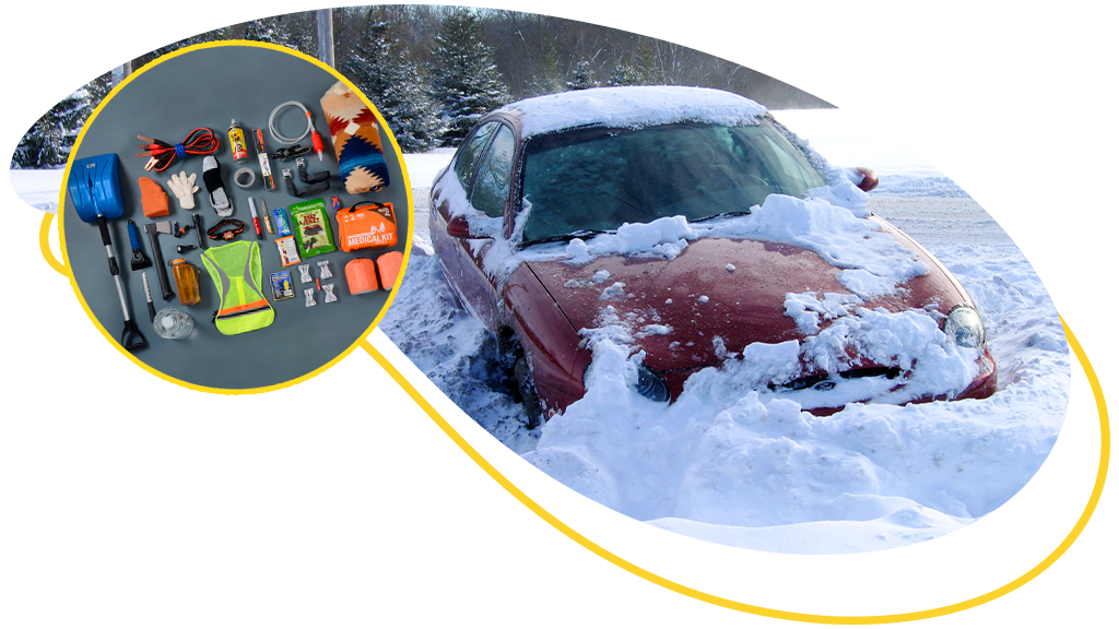 >Como Montar um Kit de Emergência de Inverno para o seu Carro?